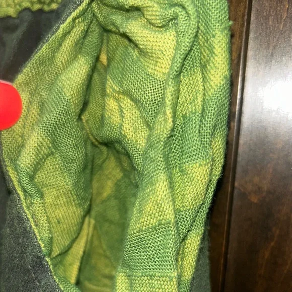 100% Cotton Boho Green Namaste Pants - Picture 8 of 11